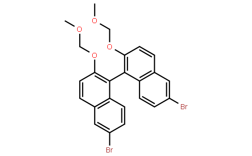 (S)-6，6'-Dibromo-2，2'-bis(methoxymethoxy)-1，1'-binaphthalene