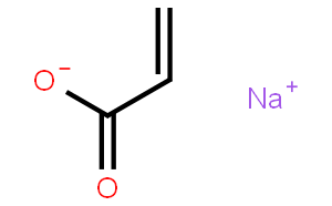 Poly(sodium acrylate) macromolecule