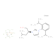 (S)-3-(2,6-二异丙基苯基)-1-(1-羟基-4-甲基戊烷-2-基)-1H-咪唑-3-鎓六氟磷酸盐(V)