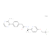 2-[4-(3-methylpyrazin-2-yl)phenyl]-N-[(1R)-1-[5-(2,2,2-trifluoroethoxy)pyridin-2-yl]ethyl]acetamide