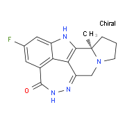 (2R)-14-fluoro-2-methyl-6,9,10,19-tetraazapentacyclo[14.2.1.0²,⁶.0⁸,¹⁸.0¹²,¹⁷]nonadeca-1(18),8,12(17),13,15-pentaen-11-one