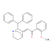 2-[2-(diphenylmethyl)-1-azabicyclo[2.2.2]oct-3-ylidene]-1-(2-methoxyphenyl)-ethanone