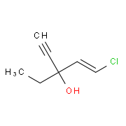 (E)-1-氯-3-乙基戊-1-烯-4-炔-3-醇