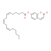 7-hydroxycoumarinyl-γ-Linolenate(solution in ethanol)